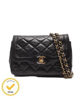 Chanel Chain Shoulder Bag Lambskin Quilted